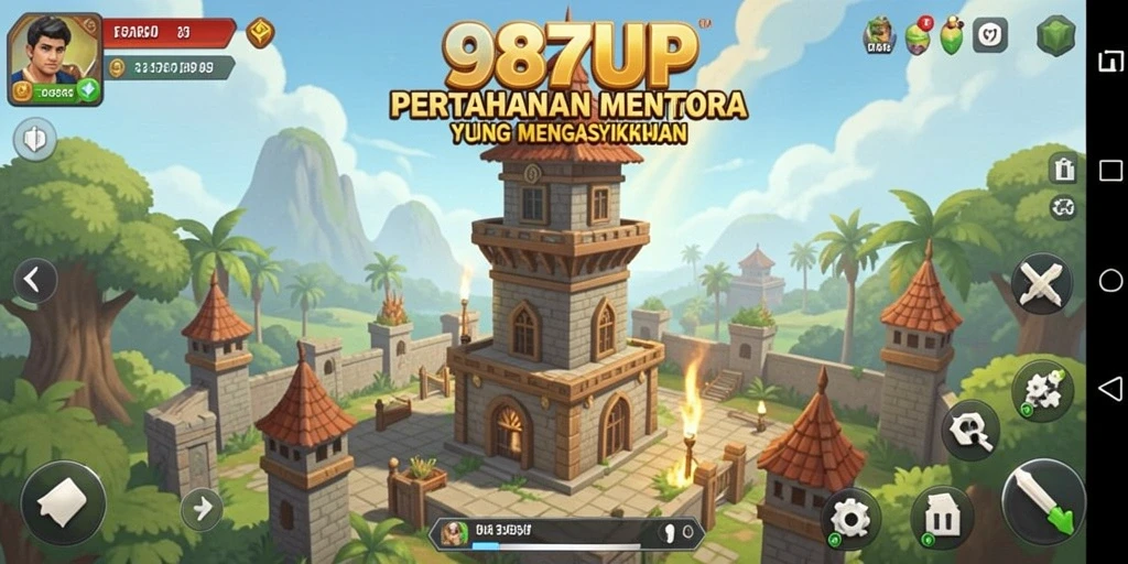 Tampilan gameplay 987UP yang seru dan menegangkan.