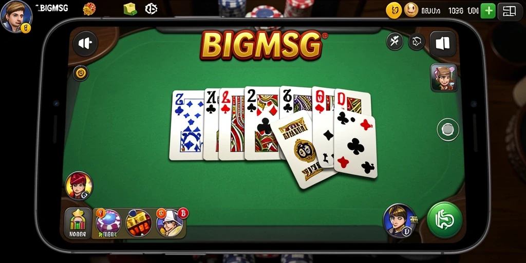 Tampilan gameplay Domino yang seru dan menarik di BIGMSG.
