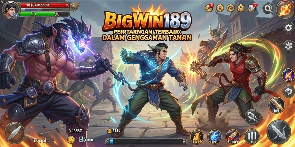 Tangkapan layar intens dari gameplay Fighting BIGWIN189.