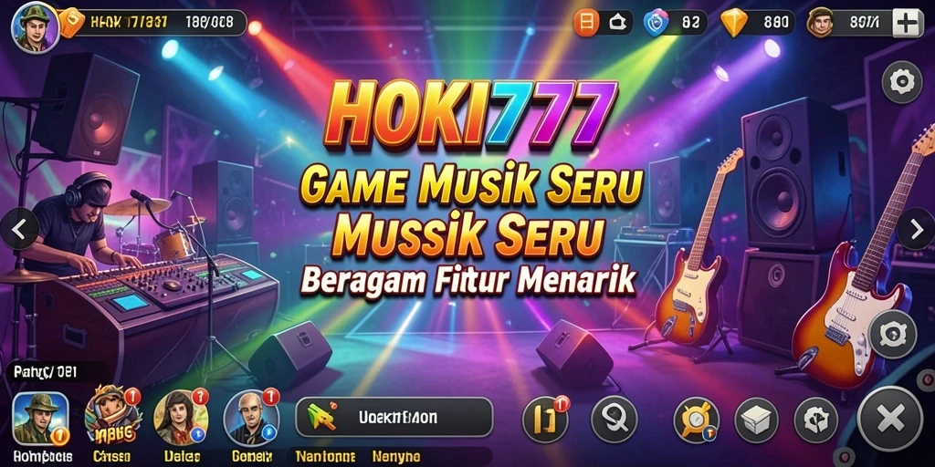 Tampilan gameplay HOKI777 yang interaktif dan penuh warna.