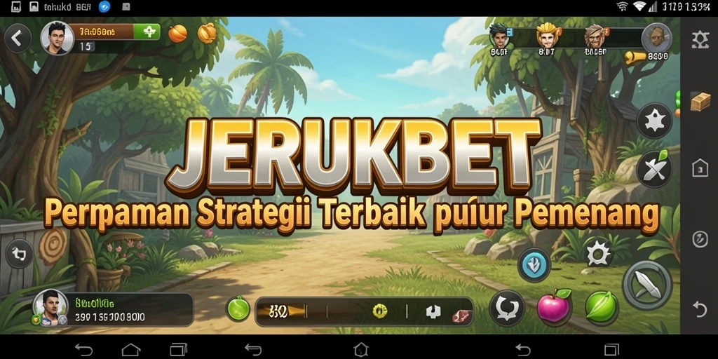 Tampilan gameplay JERUKBET yang menegangkan dan strategis.