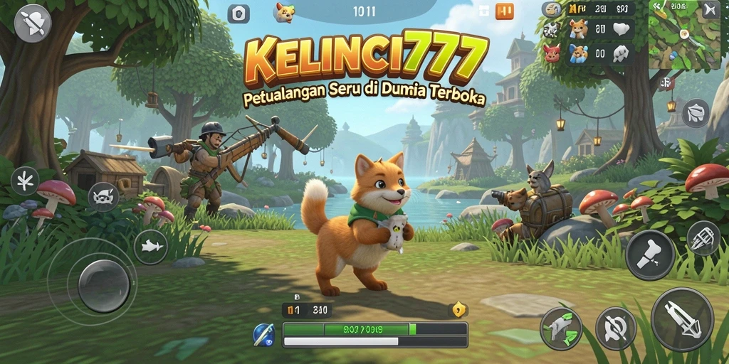 Menampilkan gameplay Open World yang seru dan menarik di KELINCI777.
