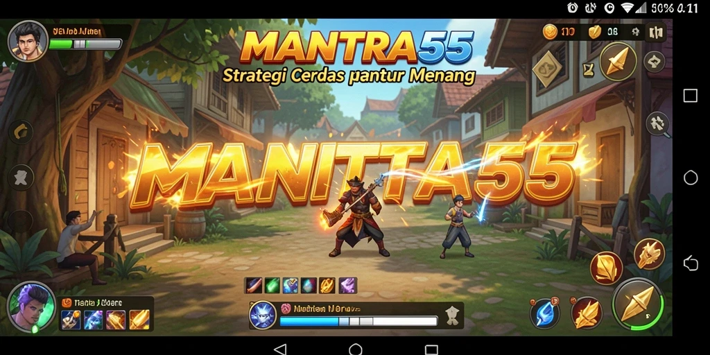 Tampilan menarik dari permainan strategi MANTRA55.