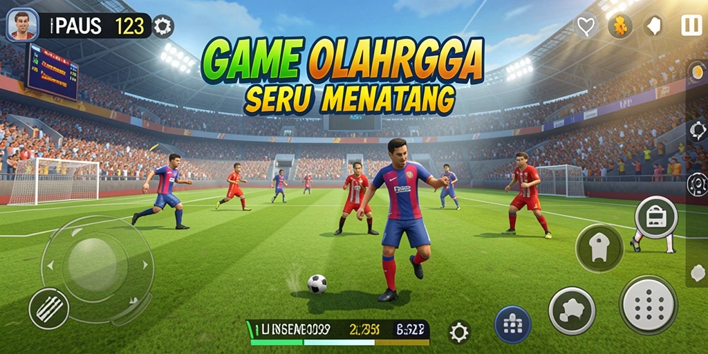 Tampilan gameplay seru di PAUS123 dengan aksi olahraga yang mendebarkan.